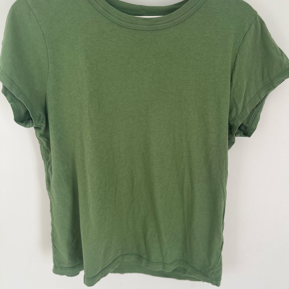 Madewell Forest Green Short Sleeve Tee